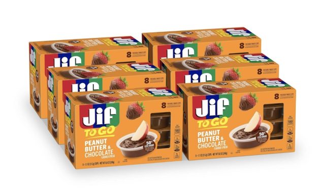 Jif Peanut Butter & Chocolate To Go, 8 Count Cups (Pack of 6)